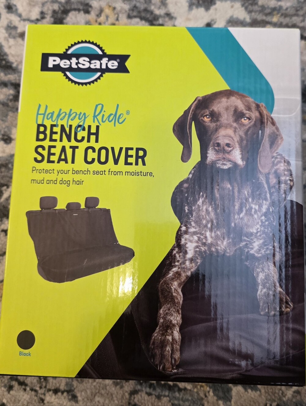 PetSafe Black Happy Ride Bench Seat Cover